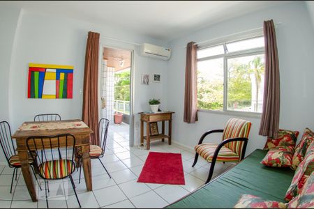 Sala de apartamento para alugar com 1 quarto, 50m² em Jurerê Internacional, Florianópolis