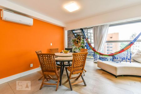 Sala de apartamento para alugar com 1 quarto, 80m² em Jardim Paulista, São Paulo