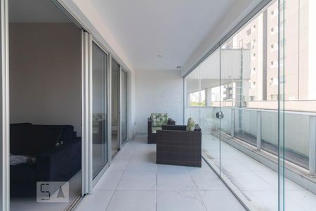 Varanda de apartamento à venda com 1 quarto, 56m² em Cidade Monções, São Paulo
