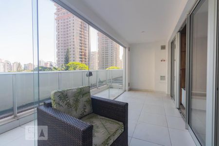 Varanda de apartamento à venda com 1 quarto, 56m² em Cidade Monções, São Paulo