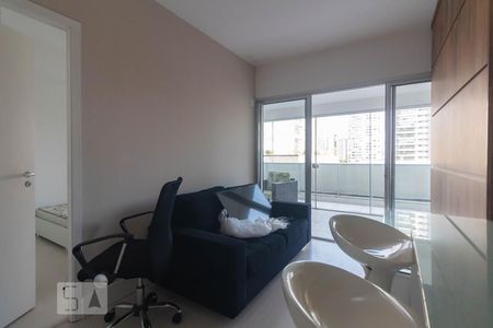 Sala de apartamento à venda com 1 quarto, 56m² em Cidade Monções, São Paulo
