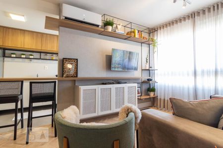 Sala de apartamento para alugar com 2 quartos, 65m² em São João, Porto Alegre