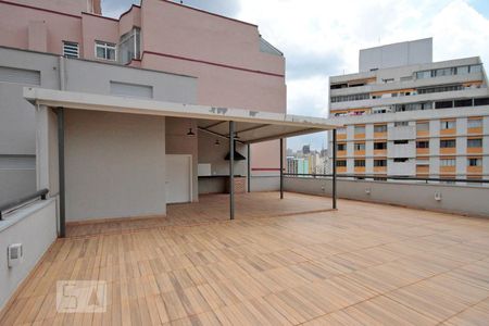 Studio à venda com 28m², 1 quarto e sem vagaTerraço / Churrasqueira