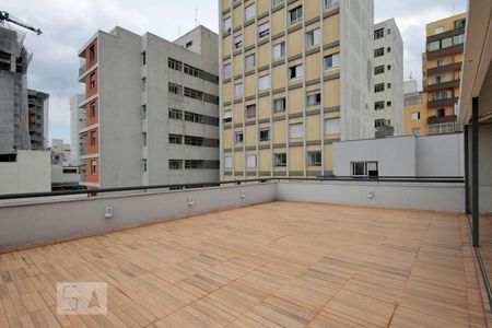 Studio à venda com 28m², 1 quarto e sem vagaTerraço / Churrasqueira