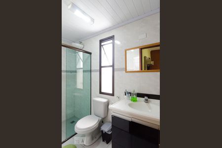 Banheiro da suíte de apartamento à venda com 3 quartos, 92m² em Vila Dayse, São Bernardo do Campo