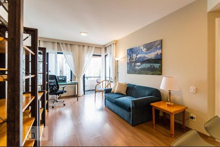 Sala de apartamento à venda com 1 quarto, 48m² em Santa Cecília, São Paulo