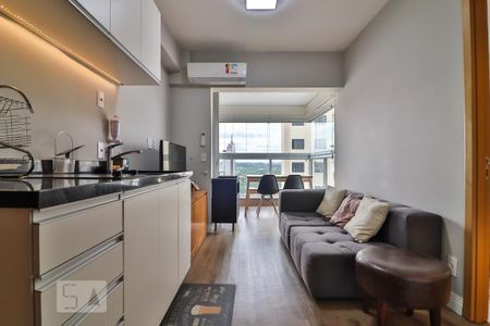 Sala de apartamento para alugar com 1 quarto, 35m² em Pinheiros, São Paulo