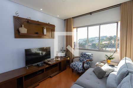 Sala  de apartamento à venda com 3 quartos, 88m² em Centro, Diadema