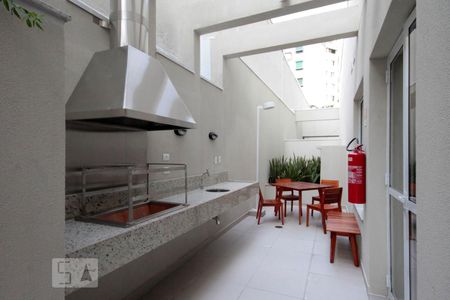 Studio à venda com 38m², 1 quarto e sem vagaChurrasqueira