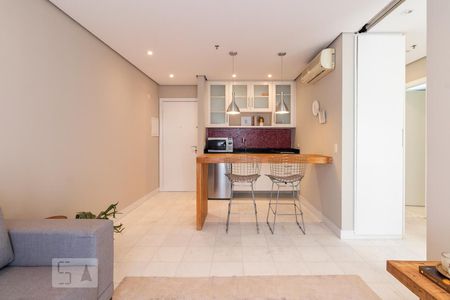 Sala de apartamento à venda com 1 quarto, 45m² em Itaim Bibi, São Paulo