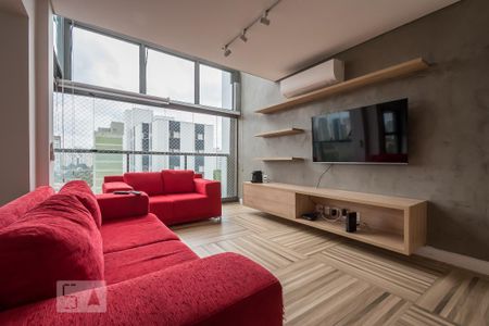 Sala de apartamento para alugar com 2 quartos, 85m² em Vila Cordeiro, São Paulo