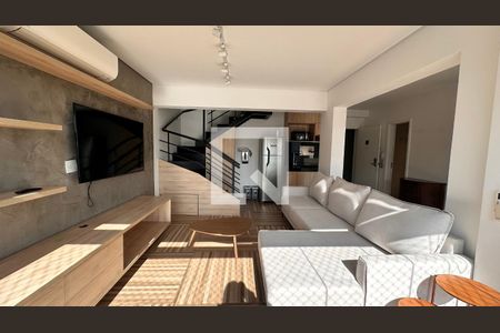 Sala/cozinha de apartamento para alugar com 2 quartos, 85m² em Vila Cordeiro, São Paulo