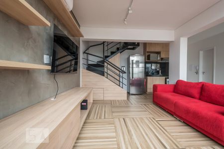 Sala de apartamento para alugar com 2 quartos, 85m² em Vila Cordeiro, São Paulo