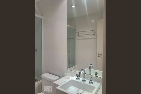 Banheiro Suíte de apartamento para alugar com 1 quarto, 48m² em Vila Nova Conceição, São Paulo