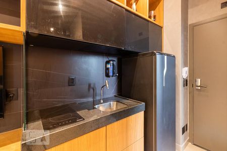 Cozinha de kitnet/studio para alugar com 1 quarto, 30m² em Vila Olímpia, São Paulo