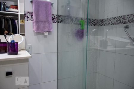 Banheiro Suíte 1 de apartamento à venda com 3 quartos, 198m² em Centro, Santo André