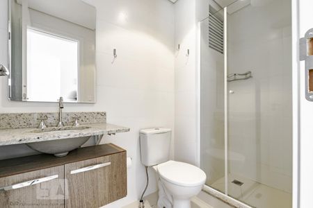 Banheiro Social de apartamento para alugar com 1 quarto, 38m² em Bom Retiro, Curitiba