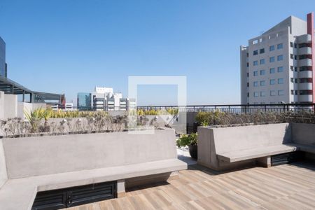 Área comum - Área Gourmet de kitnet/studio à venda com 1 quarto, 28m² em Mirandópolis, São Paulo