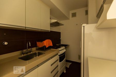 Cozinha de apartamento para alugar com 1 quarto, 47m² em Bela Vista, São Paulo