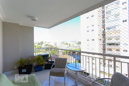 Varanda da Sala de apartamento para alugar com 3 quartos, 110m² em Jardim Vazani, São Paulo