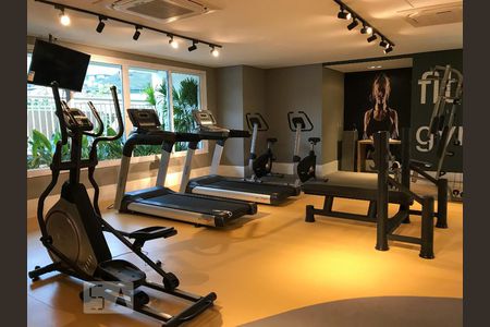 Apartamento para alugar com 40m², 1 quarto e sem vaga Apartamento para alugar com 40m², 1 quarto e sem vagaAcademia