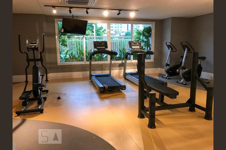 Apartamento para alugar com 40m², 1 quarto e sem vaga Apartamento para alugar com 40m², 1 quarto e sem vagaAcademia