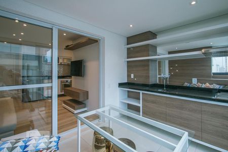 varanda de apartamento para alugar com 1 quarto, 39m² em Vila Cordeiro, São Paulo