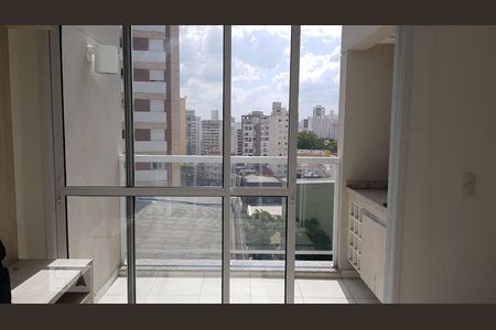 Sacada da Sala de apartamento para alugar com 1 quarto, 40m² em Vila Mariana, São Paulo
