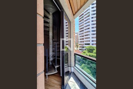 Varanda da Sala de apartamento para alugar com 1 quarto, 59m² em Aclimação, São Paulo