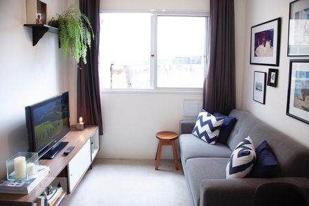 Sala de apartamento à venda com 1 quarto, 26m² em Vila Buarque, São Paulo