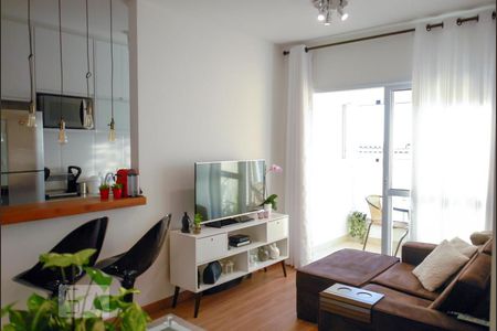 Sala de apartamento para alugar com 1 quarto, 50m² em Baeta Neves, São Bernardo do Campo