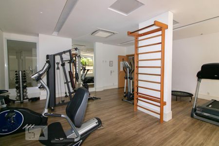 Área comum - Academia de kitnet/studio para alugar com 1 quarto, 51m² em Itaim Bibi, São Paulo
