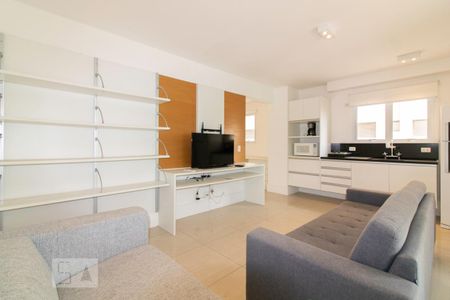 Sala de kitnet/studio para alugar com 1 quarto, 51m² em Itaim Bibi, São Paulo