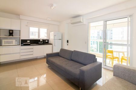 Sala de kitnet/studio para alugar com 1 quarto, 51m² em Itaim Bibi, São Paulo