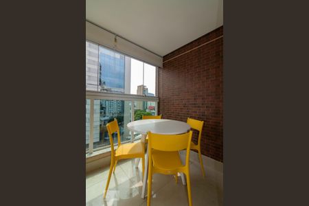 Varanda Sala de kitnet/studio para alugar com 1 quarto, 51m² em Itaim Bibi, São Paulo