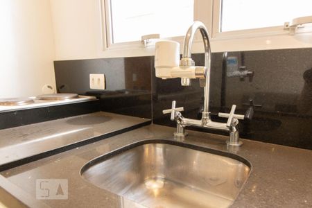 Cozinha de kitnet/studio para alugar com 1 quarto, 51m² em Itaim Bibi, São Paulo