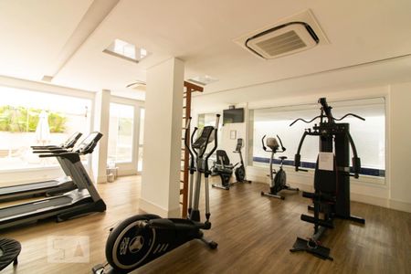 Área comum - Academia de kitnet/studio para alugar com 1 quarto, 51m² em Itaim Bibi, São Paulo