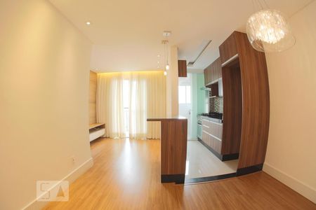 Sala de Jantar + Sala de Estar + Cozinha de apartamento para alugar com 2 quartos, 53m² em Vila Paulista, Guarulhos