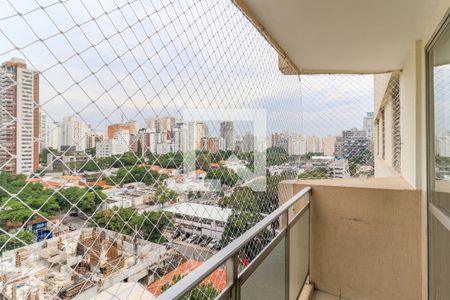 Varanda da Sala de apartamento para alugar com 3 quartos, 92m² em Campo Belo, São Paulo