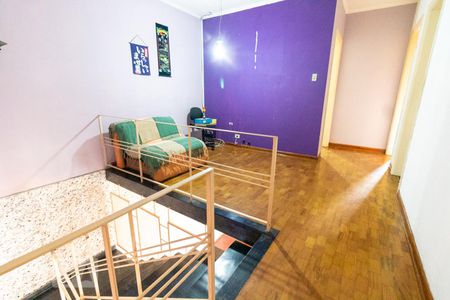 Hall dos dormitórios  de casa à venda com 3 quartos, 206m² em Vila Santa Teresa, Santo André