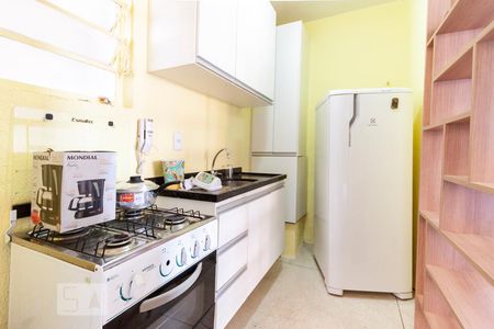 Cozinha de apartamento para alugar com 1 quarto, 40m² em Jardim Chapadão, Campinas