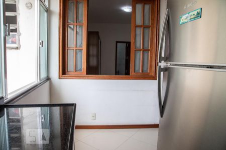 Cozinha de apartamento à venda com 1 quarto, 35m² em Glória, Rio de Janeiro