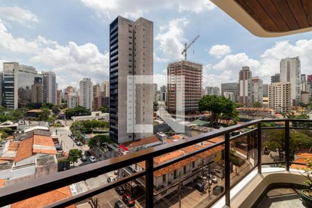 Varanda de apartamento à venda com 4 quartos, 156m² em Vila Olímpia, São Paulo