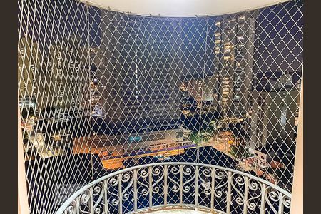 Sacada da Sala de apartamento à venda com 1 quarto, 43m² em Jardim das Acacias, São Paulo