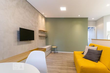 Sala de apartamento para alugar com 1 quarto, 60m² em Centro, Campinas