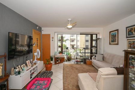 Sala de apartamento para alugar com 3 quartos, 115m² em Real Parque, São Paulo