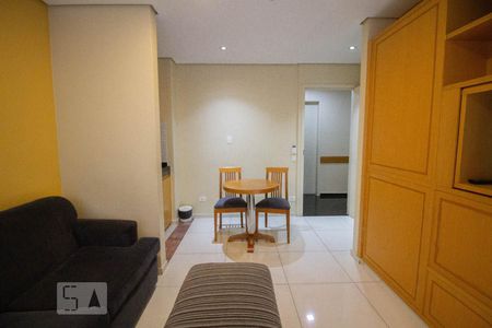 sala / cozinha de apartamento à venda com 1 quarto, 33m² em Santana, São Paulo