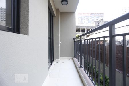 Varanda de kitnet/studio para alugar com 1 quarto, 25m² em Centro, São Paulo