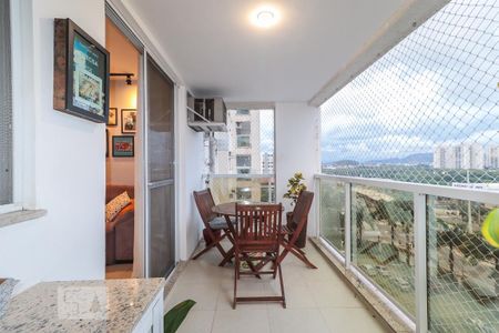 Varanda da Sala de apartamento para alugar com 3 quartos, 73m² em Jacarepaguá, Rio de Janeiro