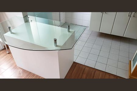 Sala/Cozinha de kitnet/studio para alugar com 1 quarto, 36m² em Indianópolis, São Paulo